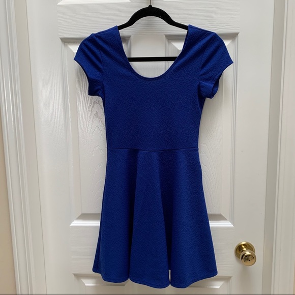 Blue Skater Dress - Picture 1 of 3